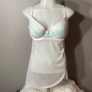 NWOT Ladies Gilligan and O’Malley L
Baby Doll Nightie Night Gown
Sexy Bridal